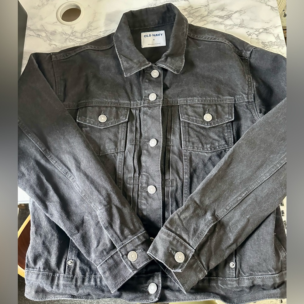 Old Navy black denim jacket